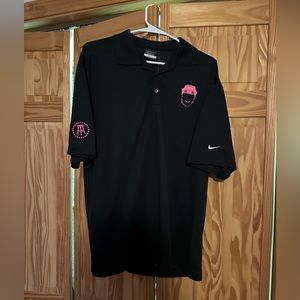 Nike Pink Whitney golf polo